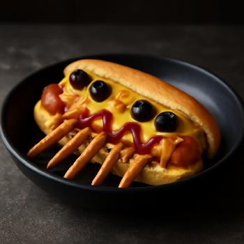 Hot-Dog Chenille Rigolo