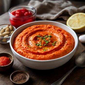 Houmous Express aux Poivrons Rouges Grillés