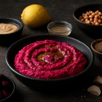 Houmous Rapide à la Betterave