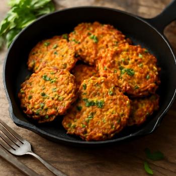 Mini Galettes de Légumes aux Carottes et Courgettes