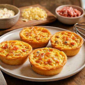 Mini Quiches Express au Micro-ondes