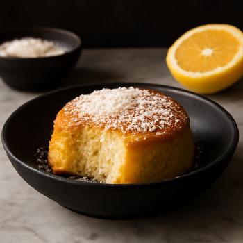 Moelleux au Citron Individuel au Micro-Ondes