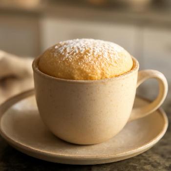 Mug Cake Vanille au Micro-ondes