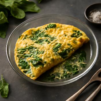 Omelette aux épinards express