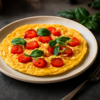 Omelette Minute Tomates & Basilic