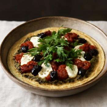 Pizza Tortilla Garnie au Micro-Ondes (Version Deluxe)