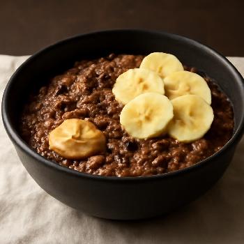 Porridge Micro-Ondes Chocolat & Banane