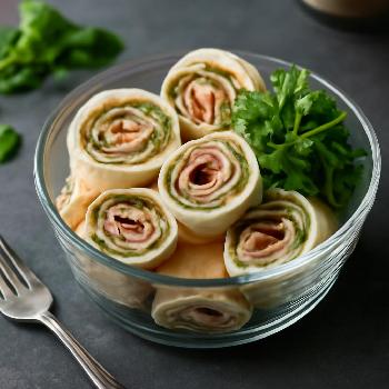 Rouleaux Jambon-Fromage au Pesto