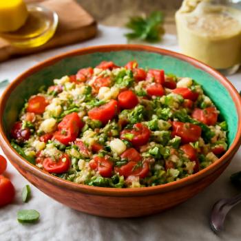 Salade de Quinoa aux Légumes Croquants et Vinaigrette Légère
