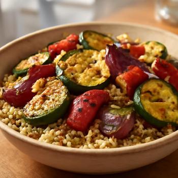 Salade Express au Quinoa et Légumes Grillés