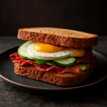 Sandwich Oeuf Bacon Avocat Deluxe