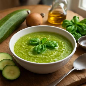 Soupe Détox Courgette & Basilic Express