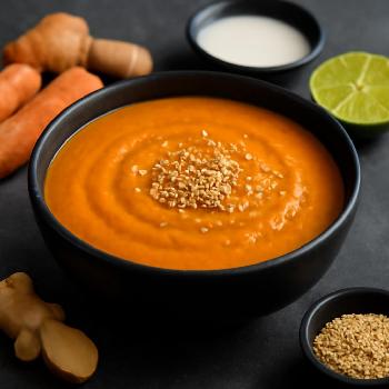 Soupe Express Carotte, Gingembre et Coco