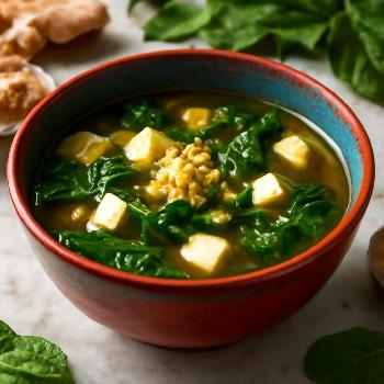 Soupe Miso Réconfortante au Gingembre et Épinards