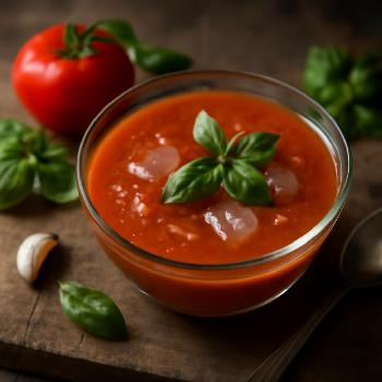 Soupe Tomate Basilic Express : Fraîcheur et Simplicité