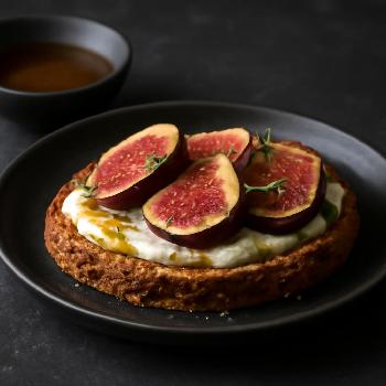 Tartine Chèvre-Miel et Figues Fraîches