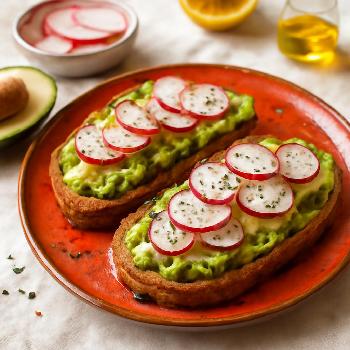 Tartines Avocat et Radis : Fraîcheur et Croquant en un Clin d'Œil