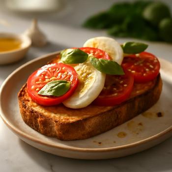 Toast à la Tomate et Mozzarella : Un Délice Express