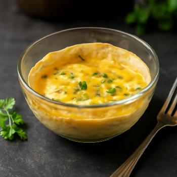 Tortilla Œuf Fromage Express au Micro-ondes