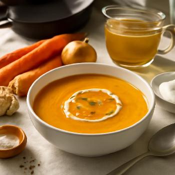 Velouté Express de Carottes au Gingembre