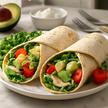 Wrap Avocat Dinde Frais et Gourmand