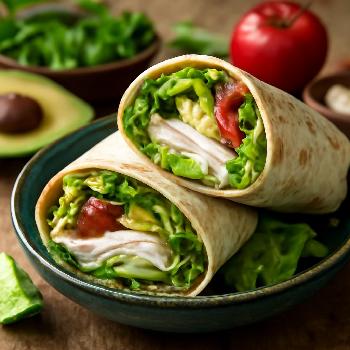 Wrap Avocat Dinde Frais et Savoureux