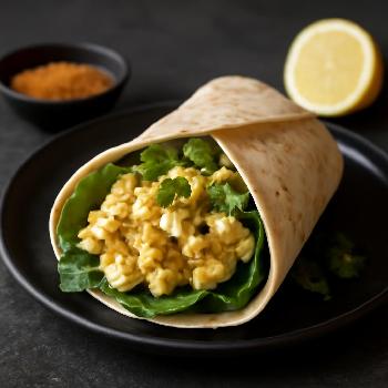Wrap Œuf Dur Mayonnaise et Curry