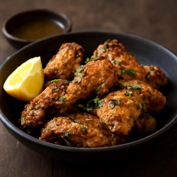 Ailes de Poulet Paleo Marinées au Citron et Romarin