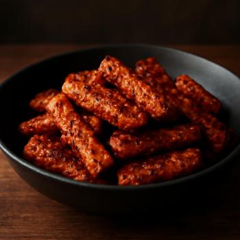 Bacon de Tempeh Croustillant au Goût de Hickory