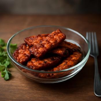 Bacon de Tempeh Fumé à l'Érable