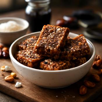 Barres Paléo Énergétiques aux Dattes et Noix