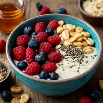 Bol Protéiné Paléo aux Fruits Rouges et Noix