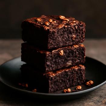 Brownies Végétaliens Décadents au Chocolat Noir