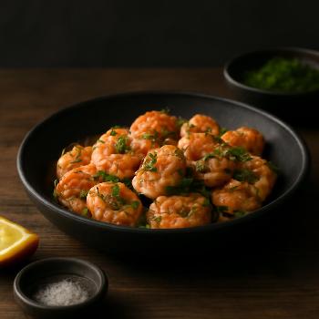 Crevettes Sautées à l'Ail et au Citron (Sans Lait)