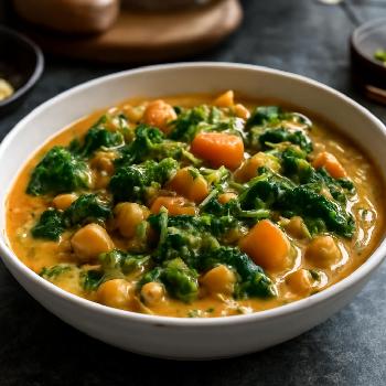 Curry de légumes au lait de coco crémeux