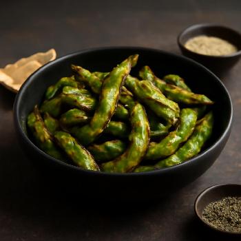 Edamames Grillés au Citron et Herbes Aromatiques (Faibles en Sodium)