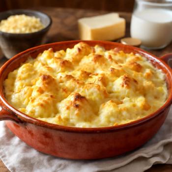 Gratin de Chou-Fleur Crémeux au Fromage
