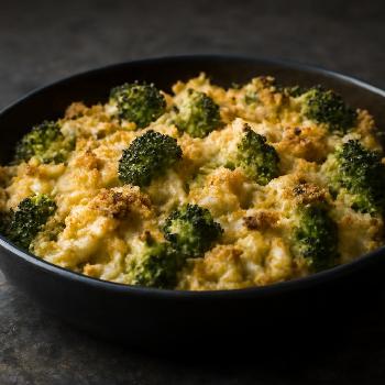 Gratin de Chou-Fleur et Brocoli au Fromage Vegan (Sans Gluten)