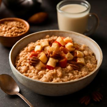 Gruau Sans Gluten aux Pommes et Cannelle