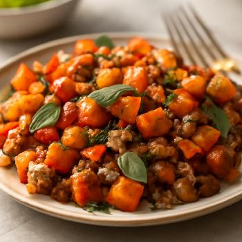 Hachis de Patates Douces, Pommes et Dinde Whole30