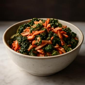 Kimchi de Chou Frisé Végétalien