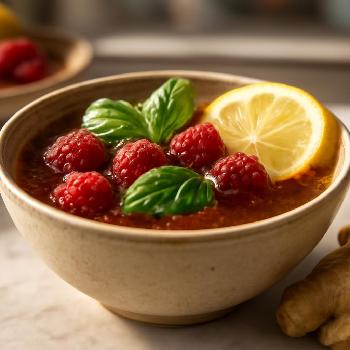 Kombucha Maison: Framboise-Basilic & Gingembre-Citron