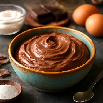 Mousse au Chocolat Noir Intense (Sans Sucre)