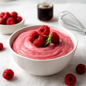 Mousse aux Framboises Keto Facile et Rapide