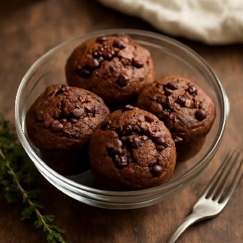 Muffins Chocolat et Banane Sans Gluten