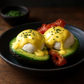 Oeufs Bénédicte Keto à l'Avocat