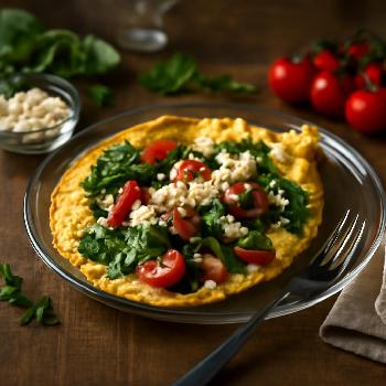 Omelette aux Légumes et Feta