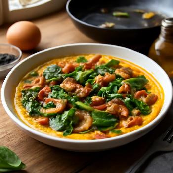 Omelette Paléo aux Légumes et Bacon