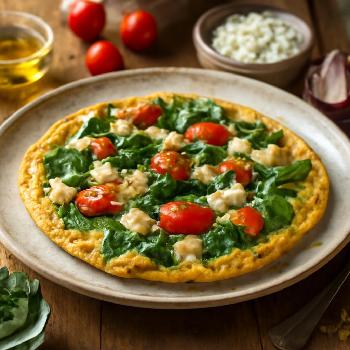Omelette Protéinée aux Légumes et Feta