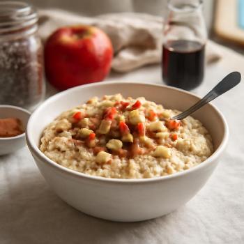 Overnight Oats Pomme-Cannelle (Portion Individuelle)